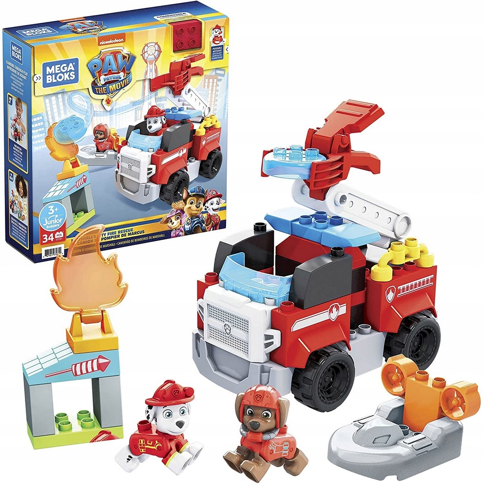 Mega Bloks psi hasičský hasičský kamión Marshall