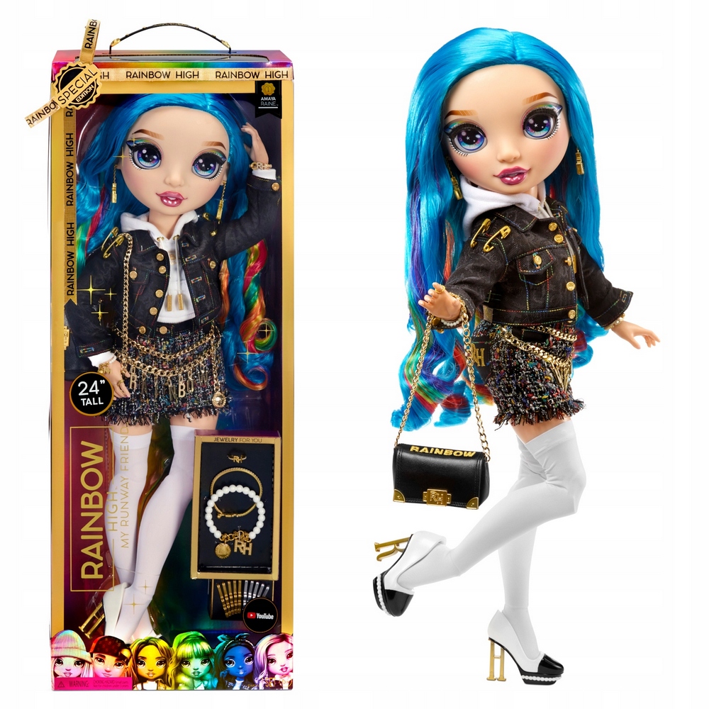 MGA Rainbow Vysoká BIGNÁ BÁBIKA AMAYA RAINE 60 cm
