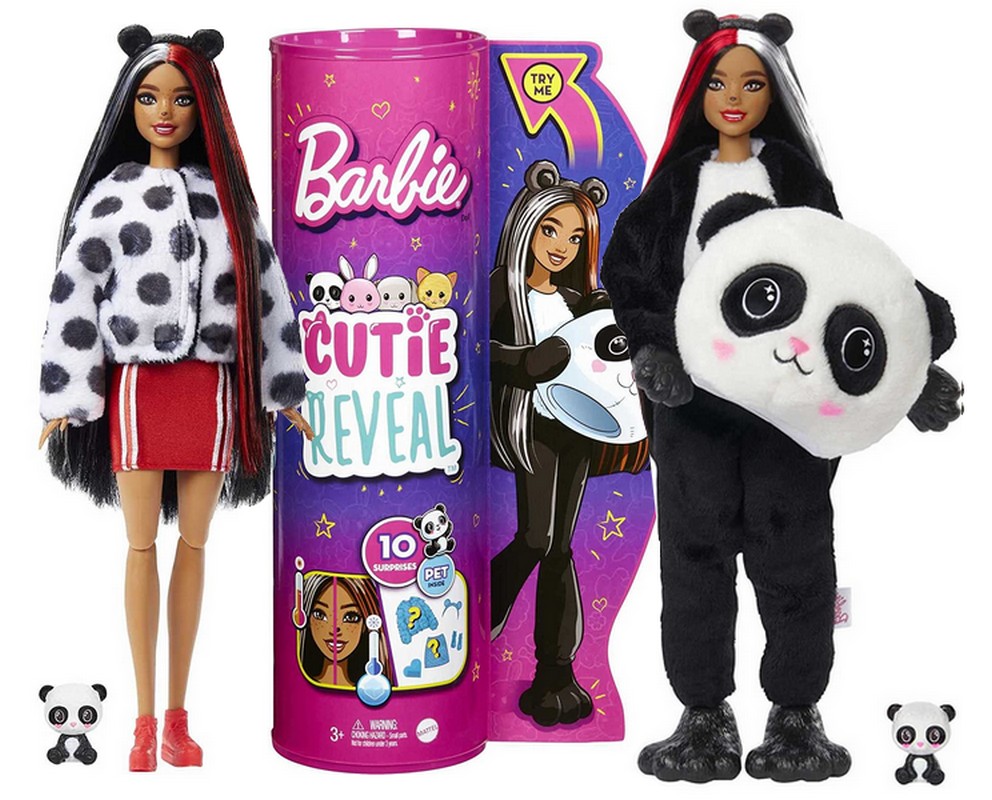 Barbie Cutie odhaľuje Lalku v prestrojení Panda