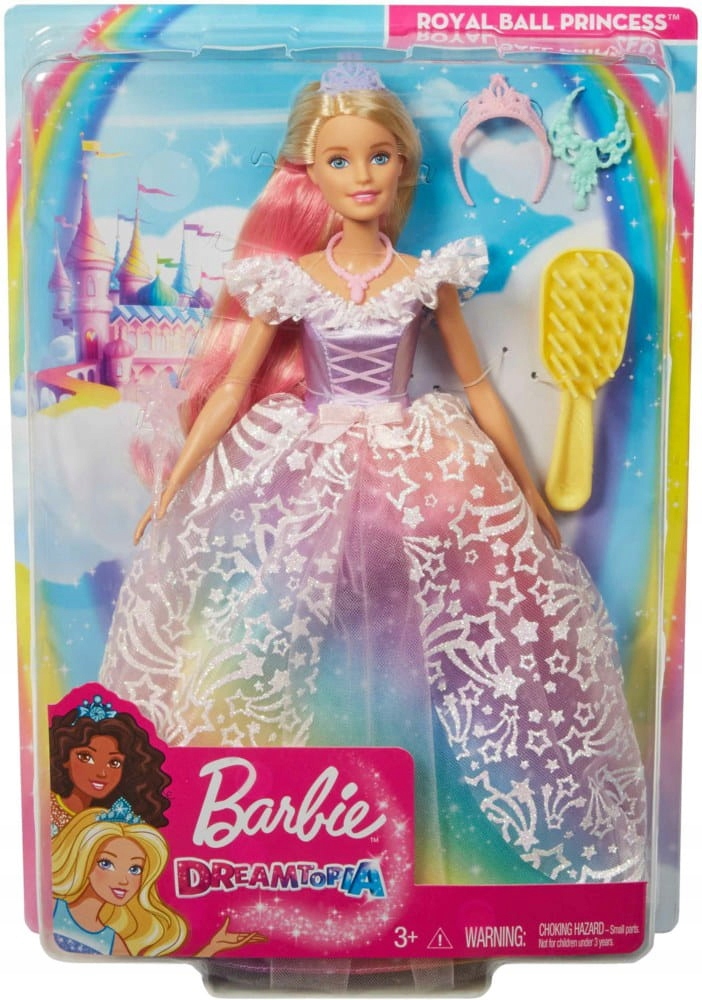 Barbie Dreamtopia báječná princezná GFR45 šaty