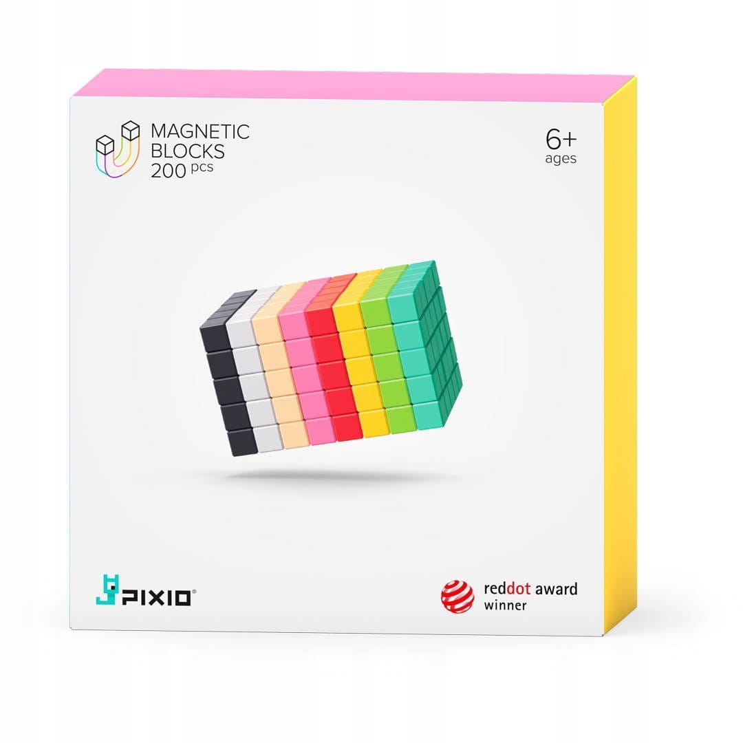 Magnetické bloky pixio 200 el. Dizajnér