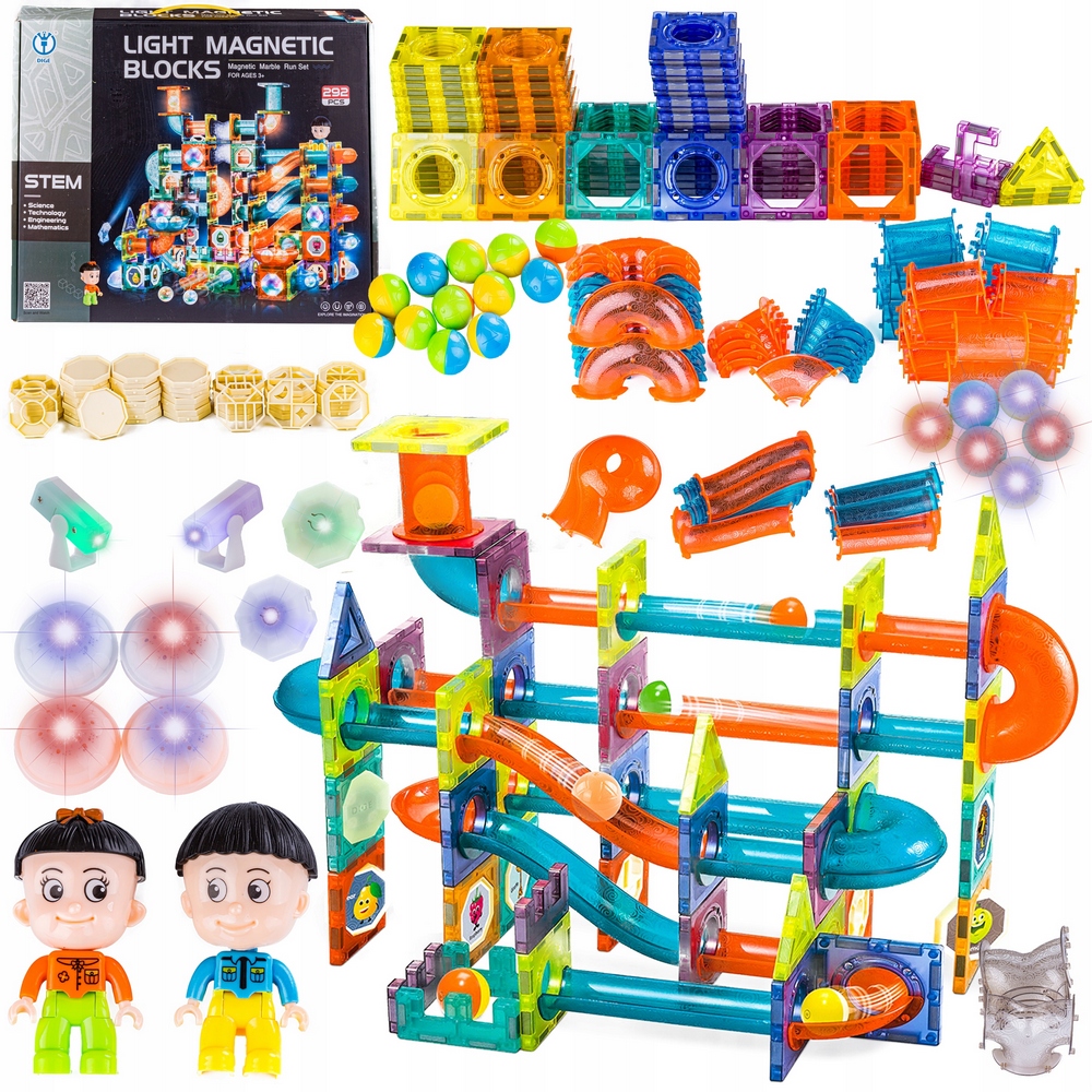 Magnetické bloky veľká magnetická dráha svieti 292