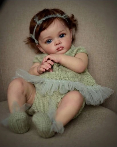 Rebirth baby silikón 60 cm tkanina tela