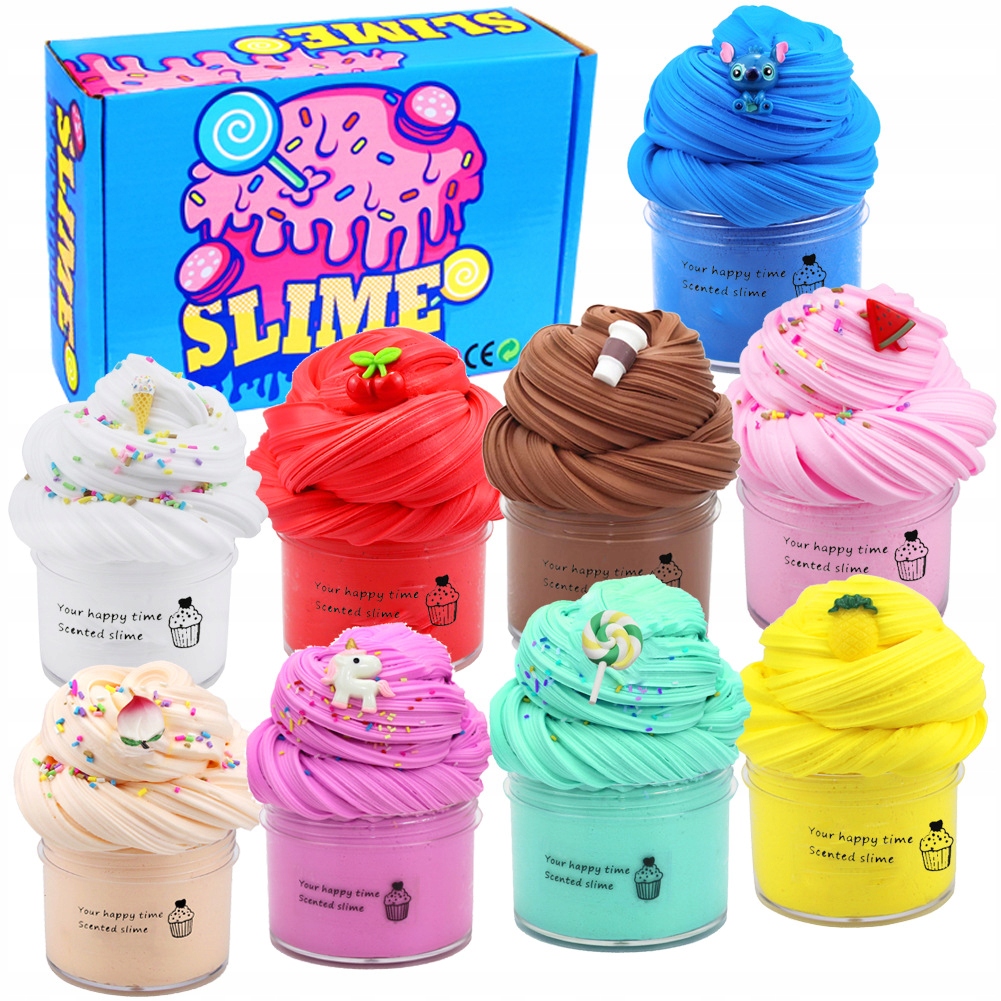 Fluffy Floam Slime Stres Stres Relife Hračky