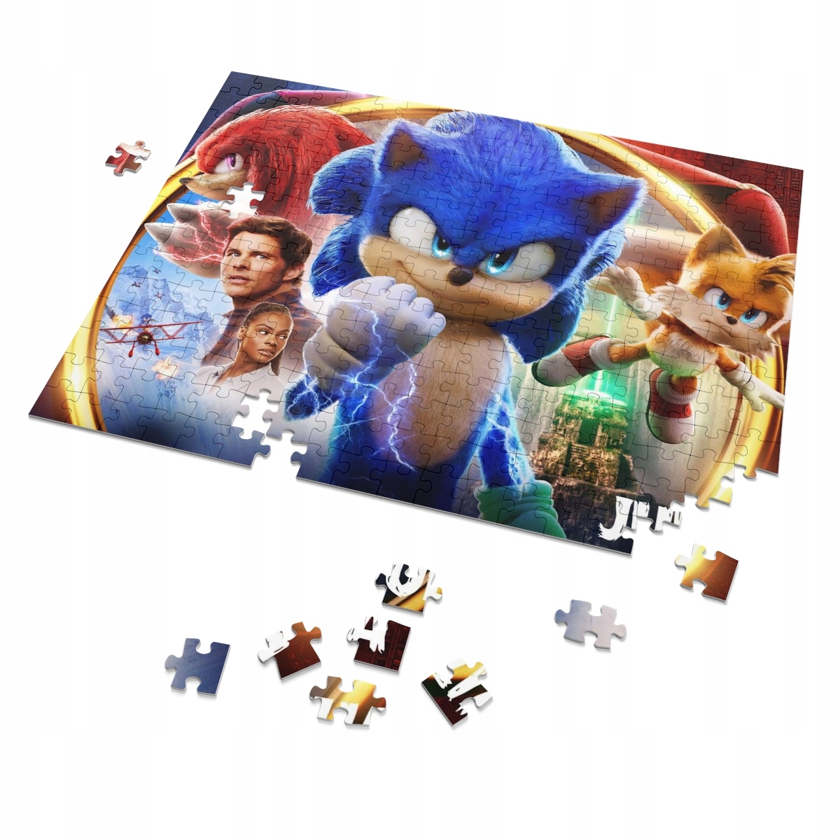 Puzzle + názov Box Sonic 2 Hedgehog A3 252EL