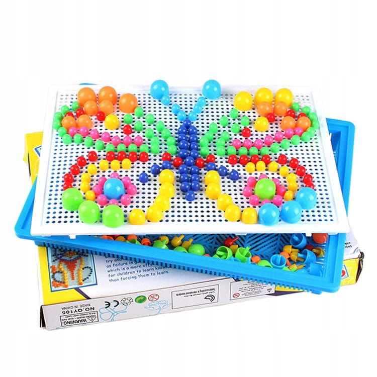 Kreatívna sada puzzle húbových kolíkov