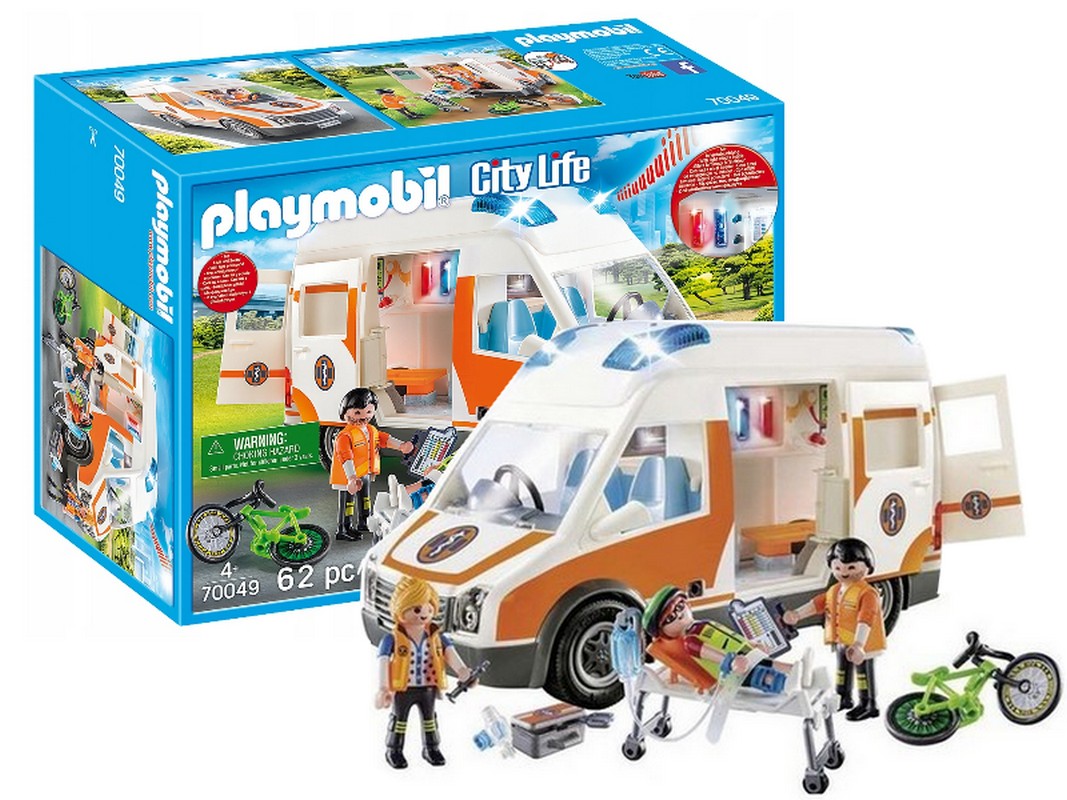 PlayMobil 70049 Ambulancia so svetlom a zvukom