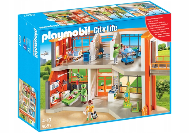 PlayMobil 6657 Detská nemocnica s vybavením