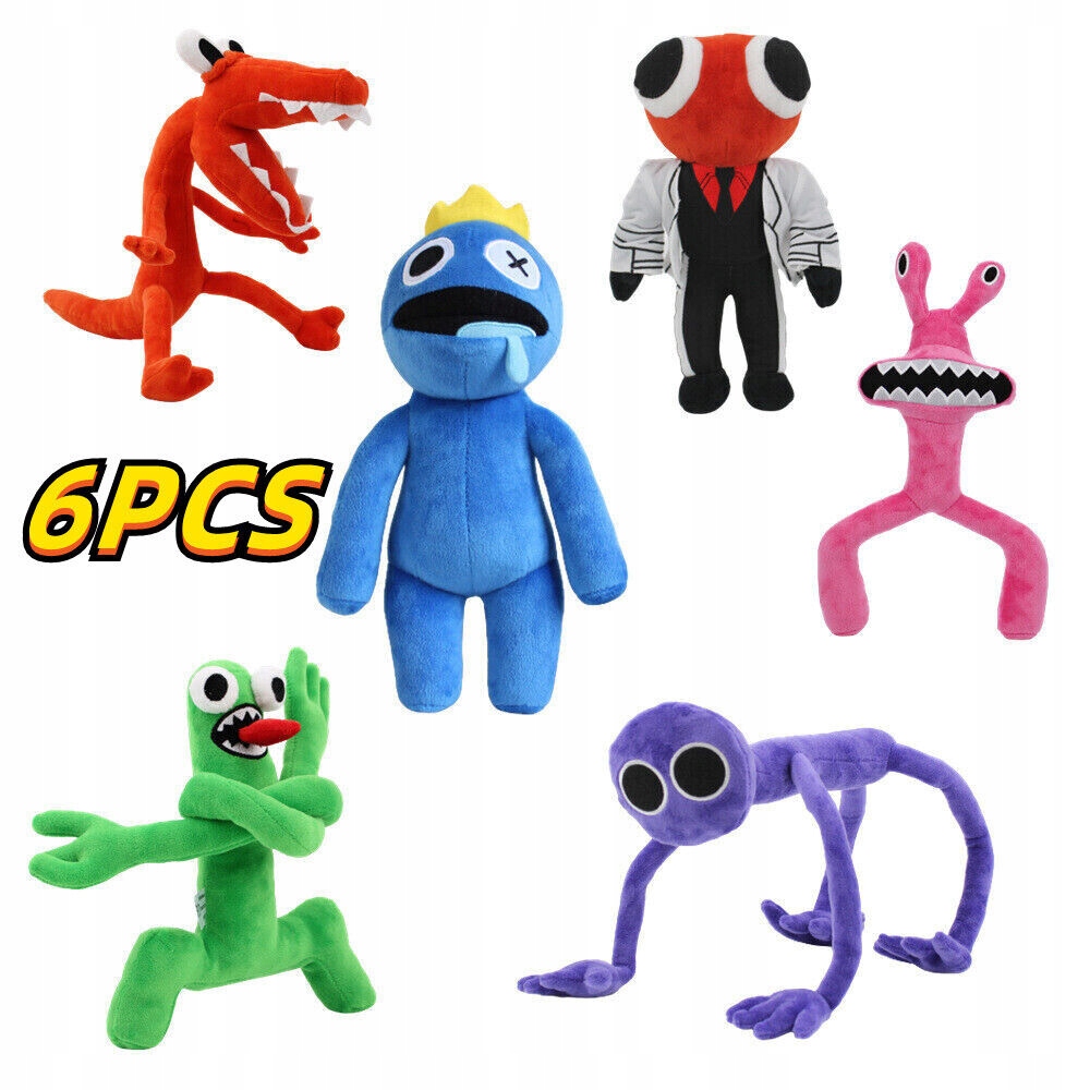 6 ks Plyšovou hračkou Roblox Rainbow Friends