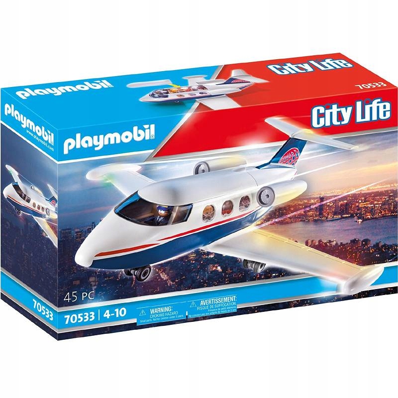Charterové lietadlo blokuje figúrky 70533 PlayMobil