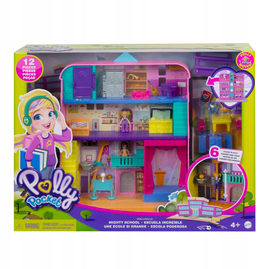 Polly Pocket Set School Pollyville Gvy51