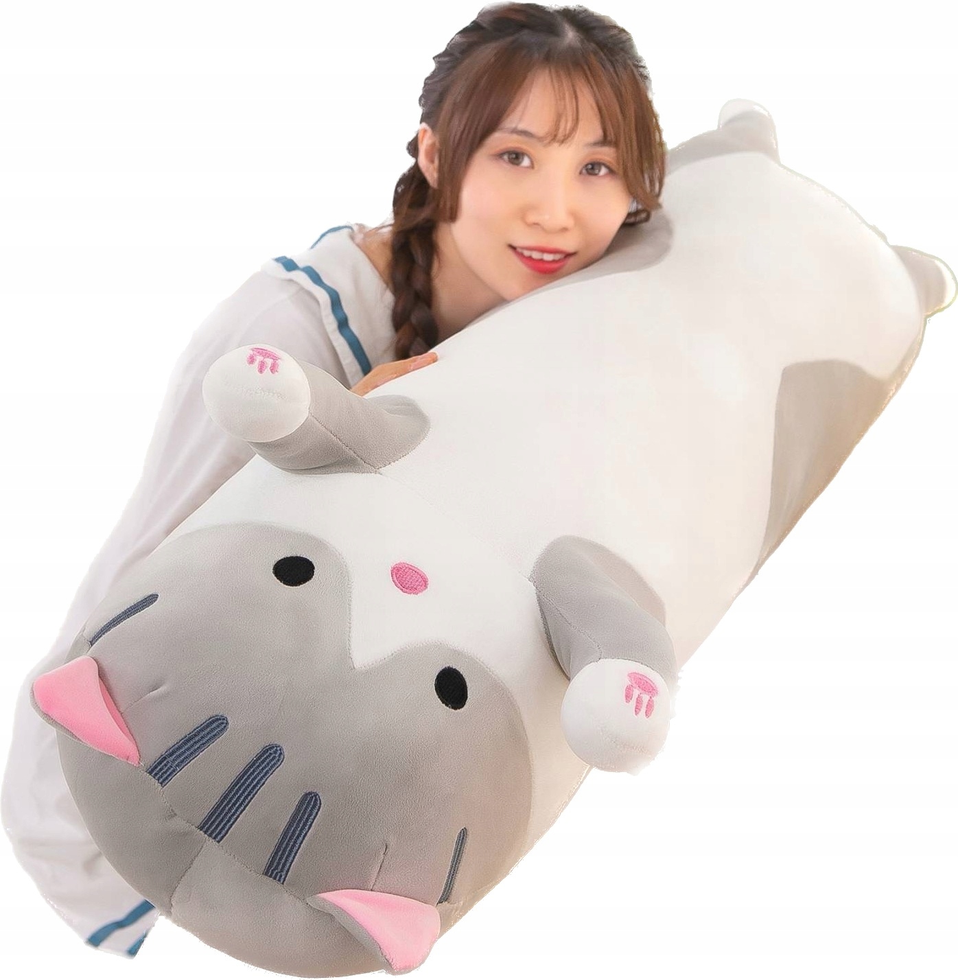 Dlhé mačiatko maskot vankúš Plyš 150 cm xl