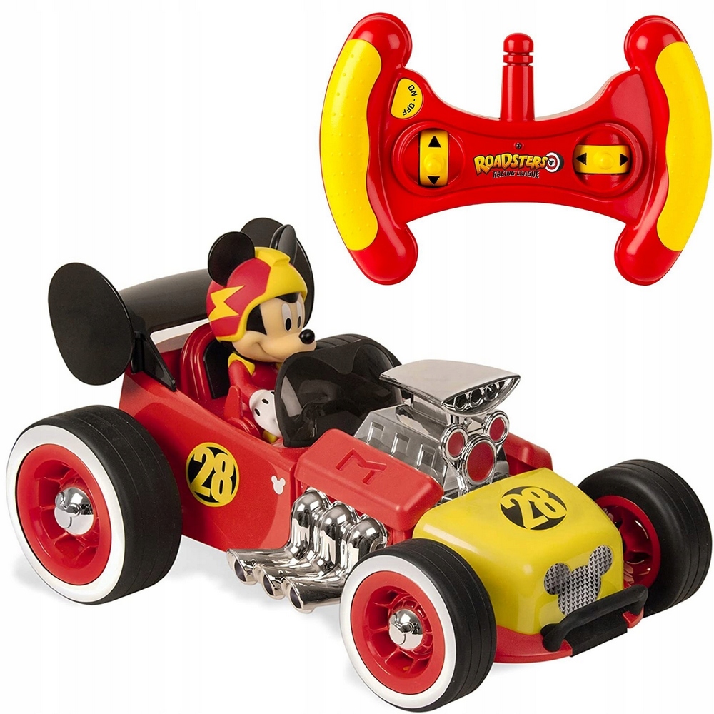 Na diaľku ovládané auto Mickey Hot Rod RC