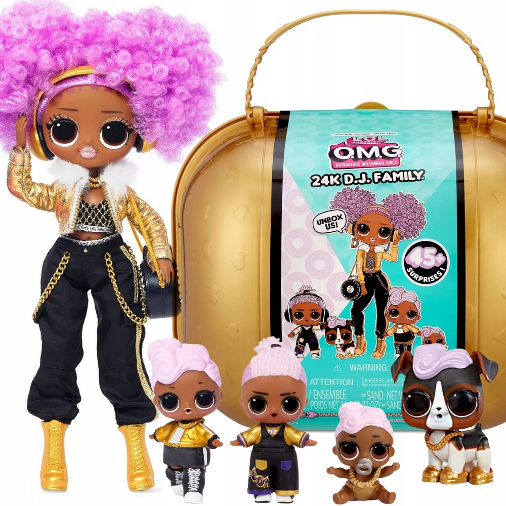 L.O.L. OMG Surprise DJ Family 4 Dolls LOL