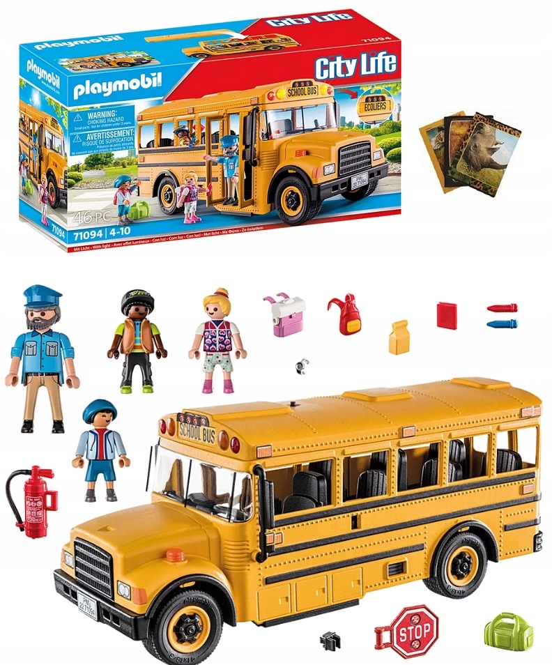 Playmobil 71094 Školský autobus: Americký školský autobus