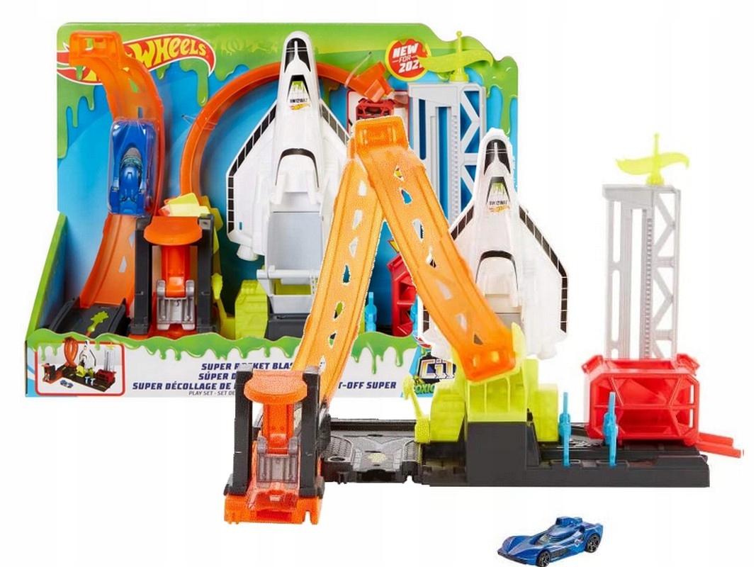 HOT WHEELS TRACK SET STRELENÁ RAKETA + aut