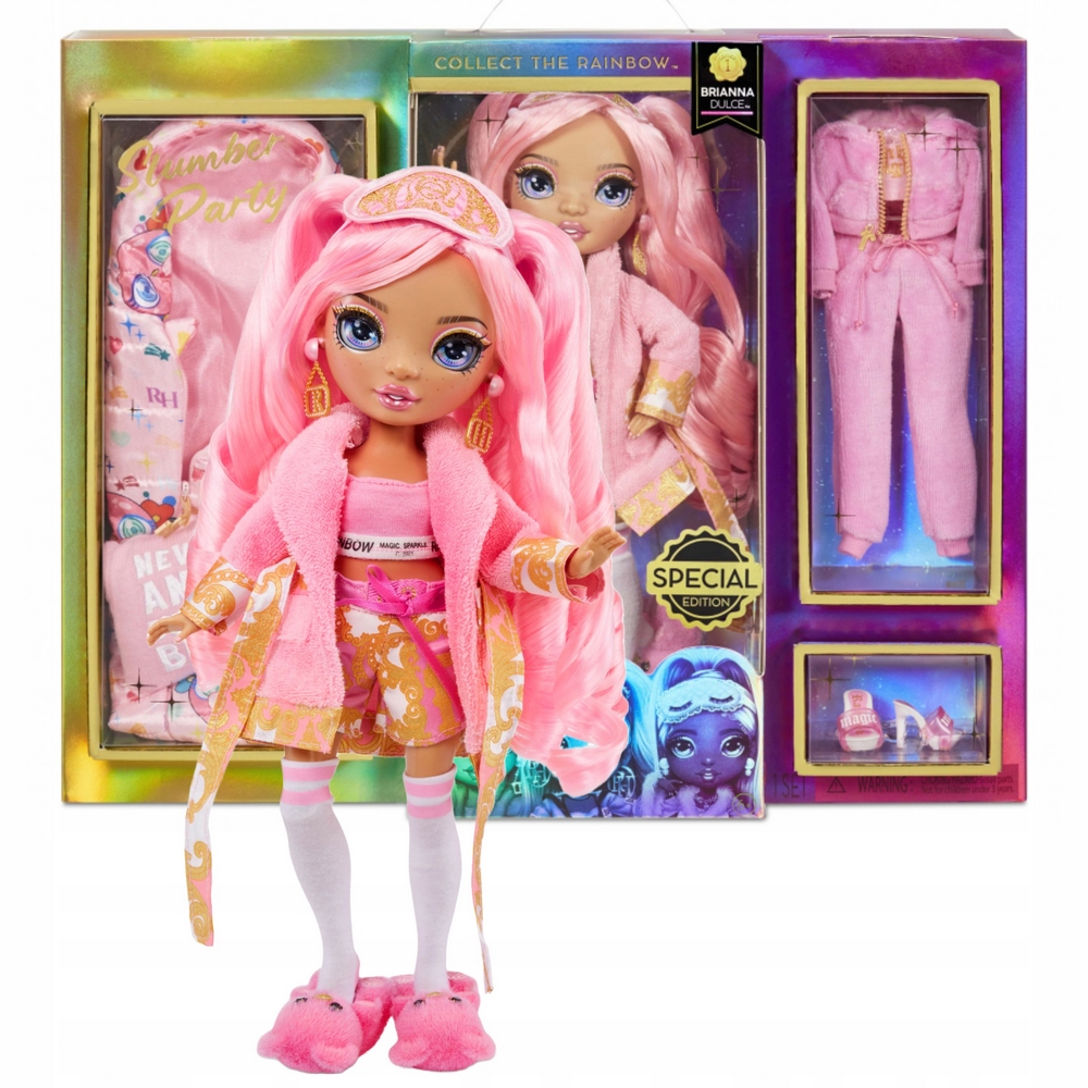 Bábika Rainbow High Slumber Party Brianna Dulce