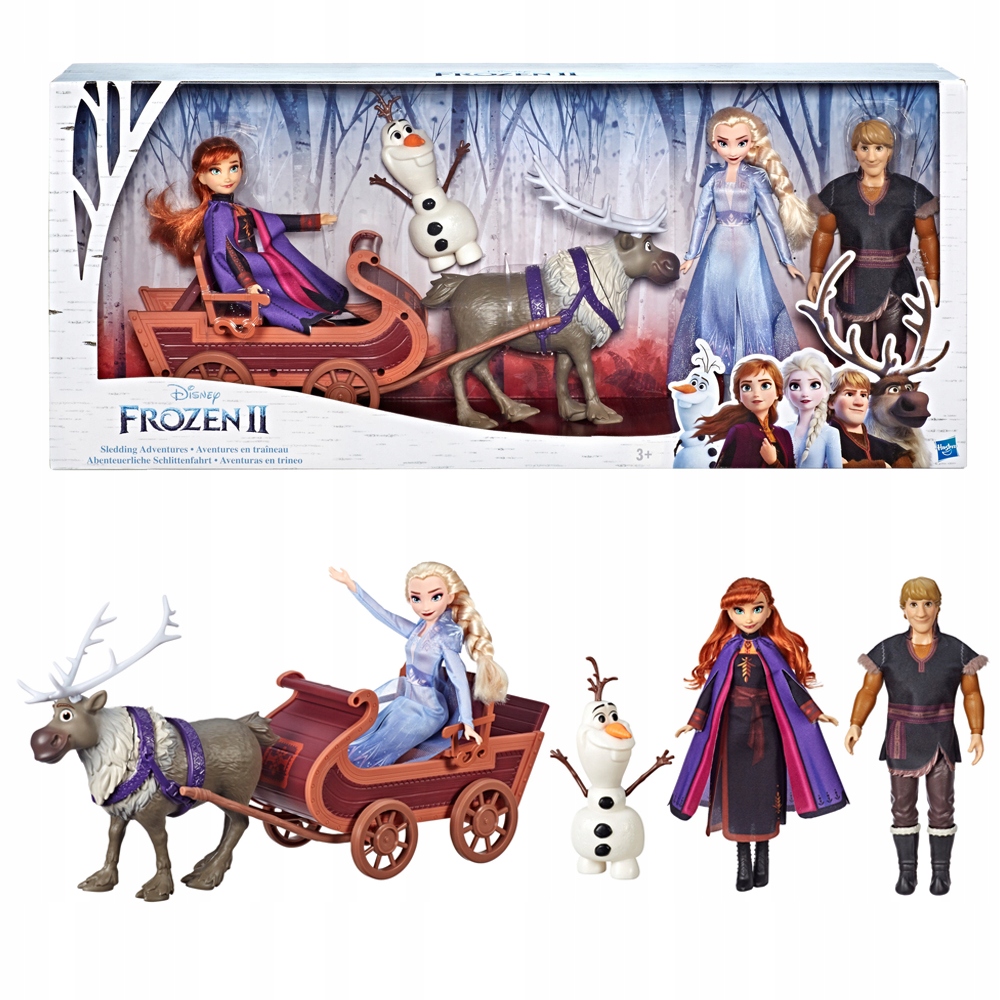 Krajina ľadu 2 Elsa Doll Anna Kristoff Olaf a Sven