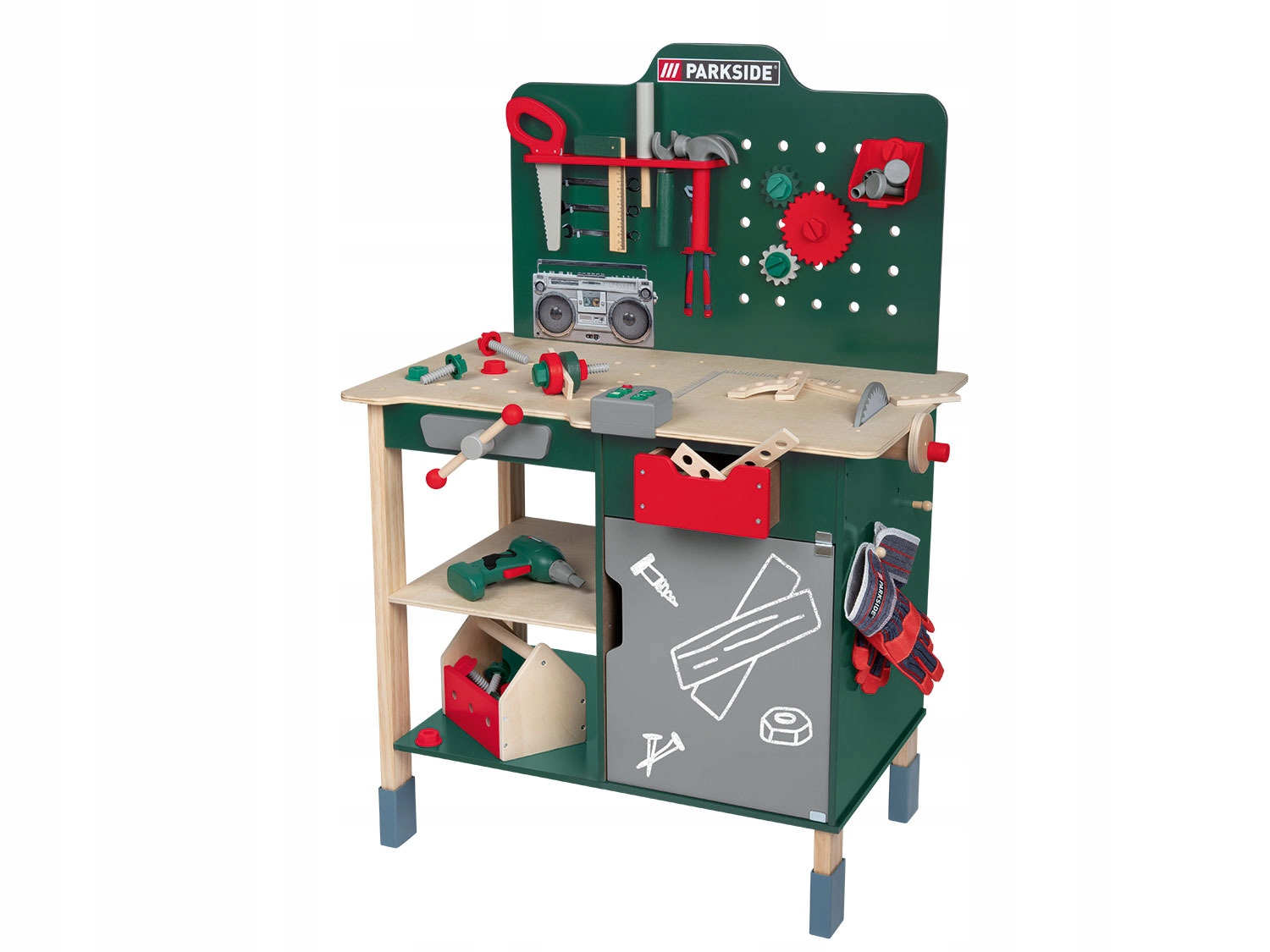 Playtive Wooden Workshop pre deti zvuk 138