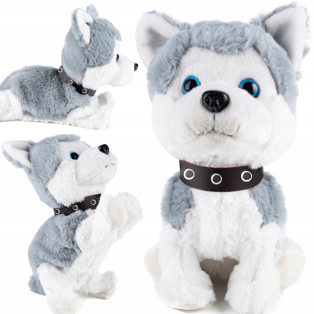 Interaktívny pes reaguje na dotyk husky