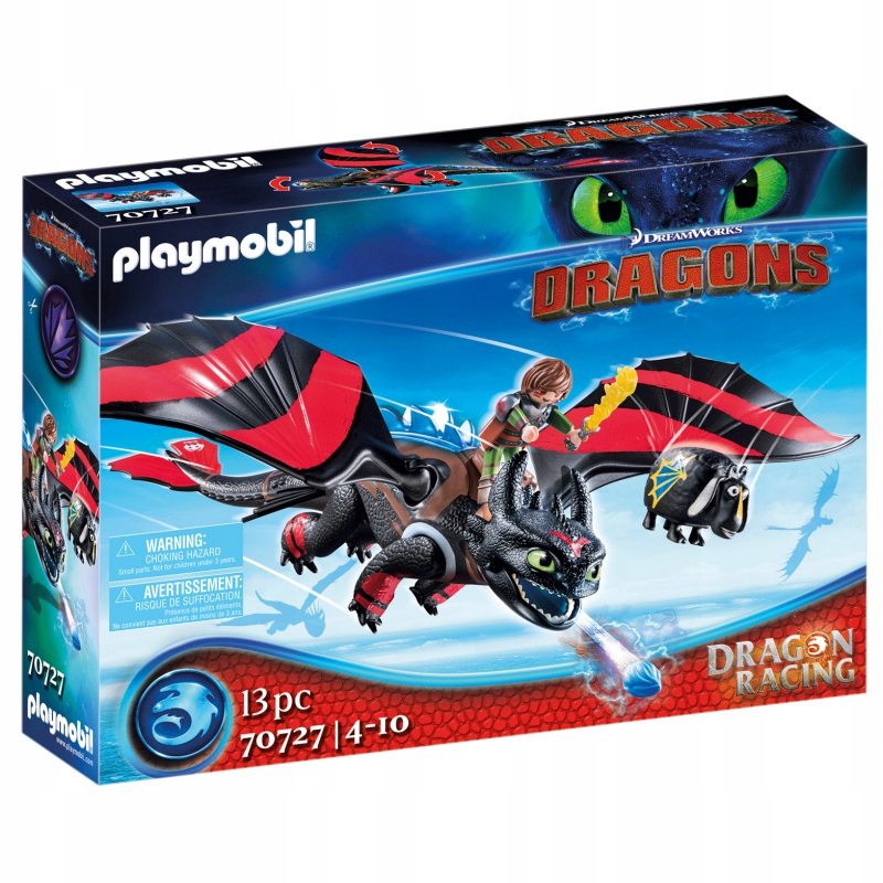 PlayMobil Dragon Racing: Szczerbatek Hiccups 70727