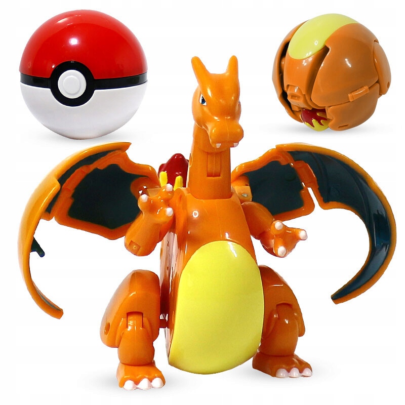 Pokeballová skladacia figúrka Pokemon Go + Charizard