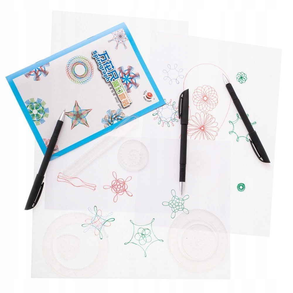 Spirograf kreslenie súpravy darček 22 šablón
