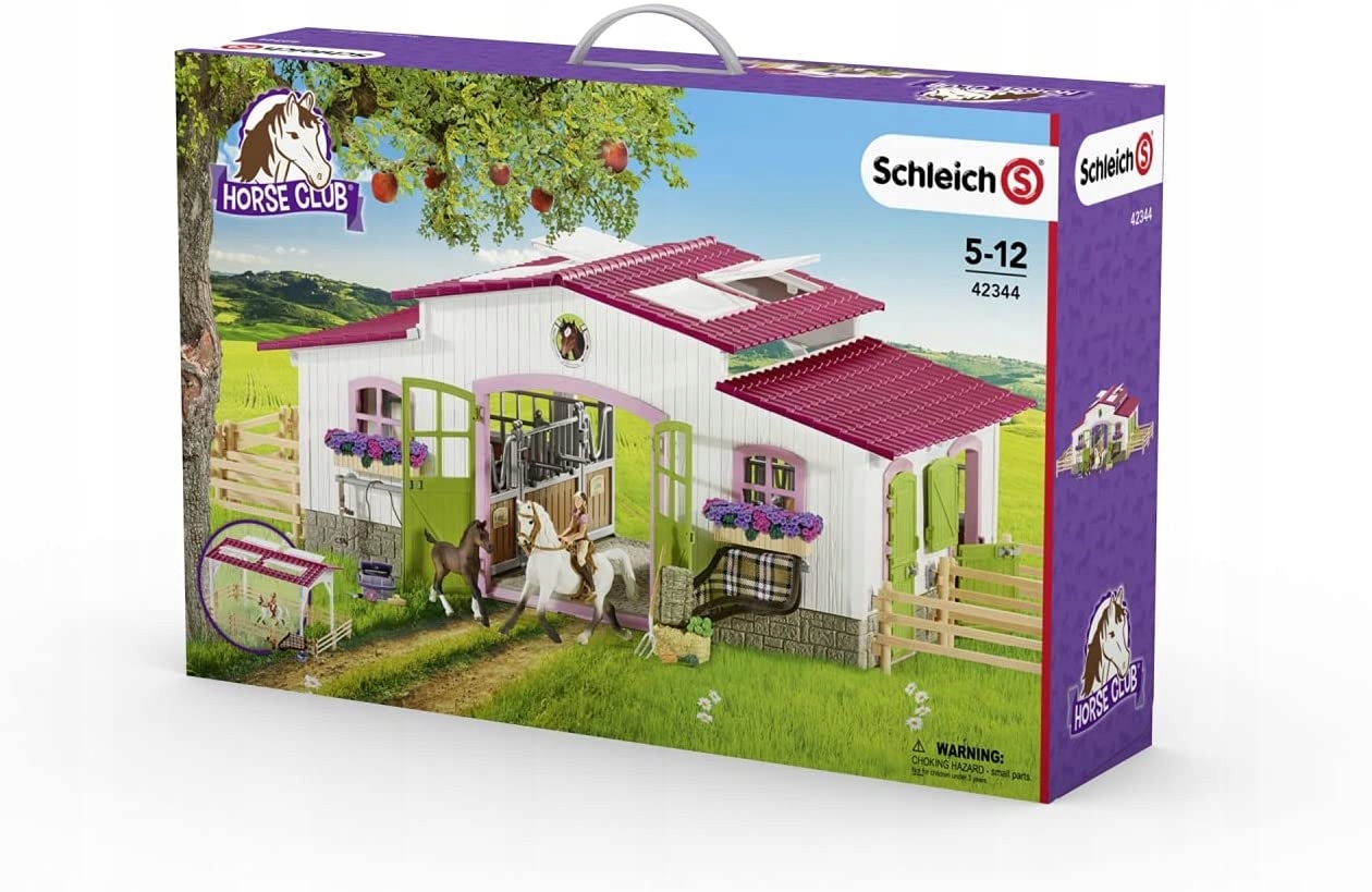 Schleich 42344 Stajnia Biały Pink Centrum Rides