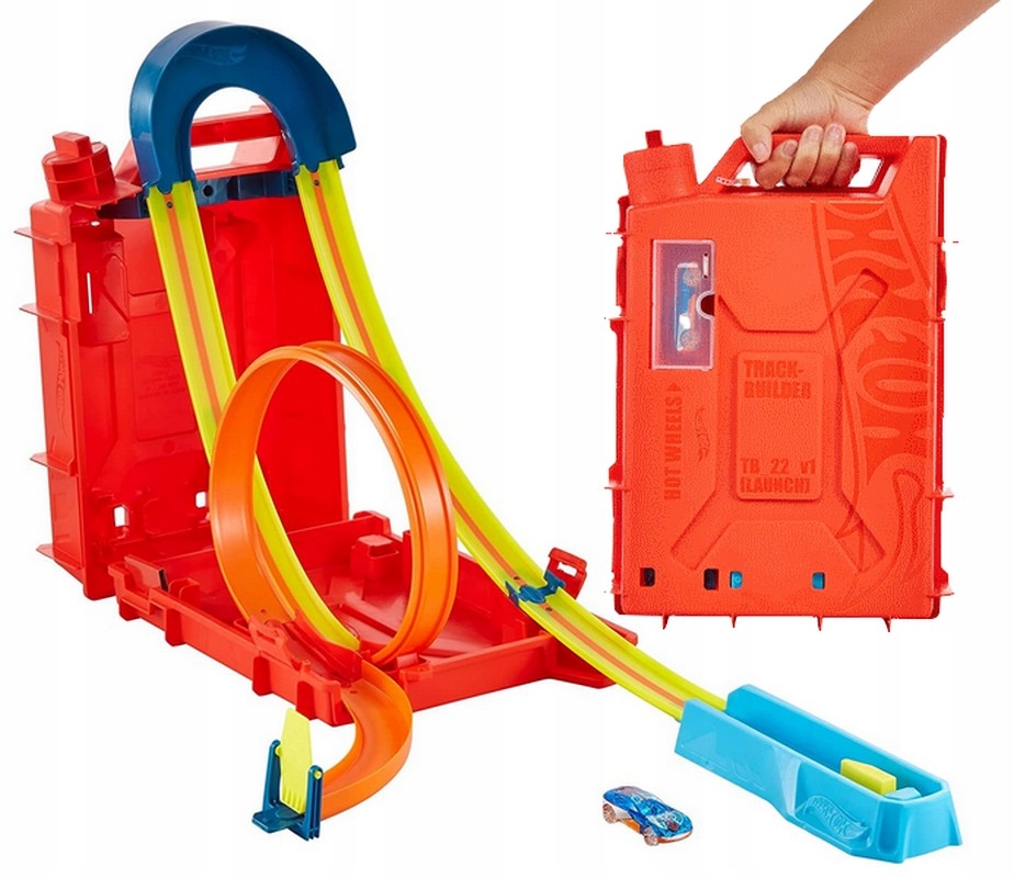 Hot Wheels Canister Sada akrobacie+auto