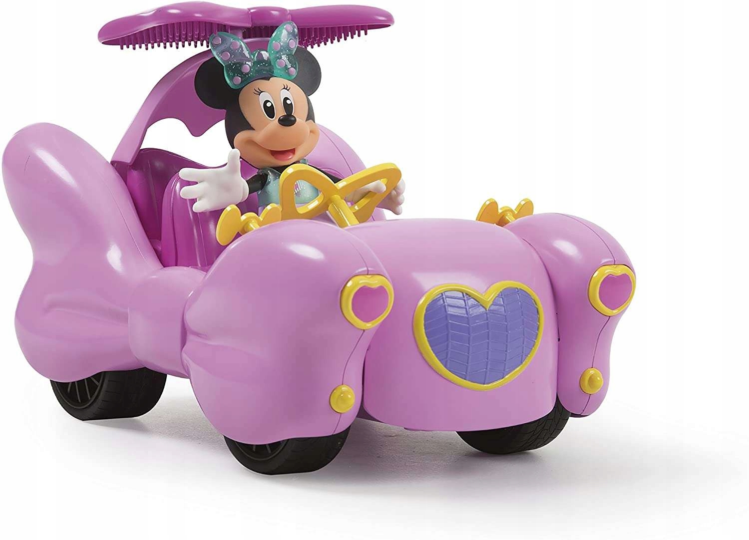 Minnie Mouse Auto kabiolet na diaľku ovládané ružovou farbou