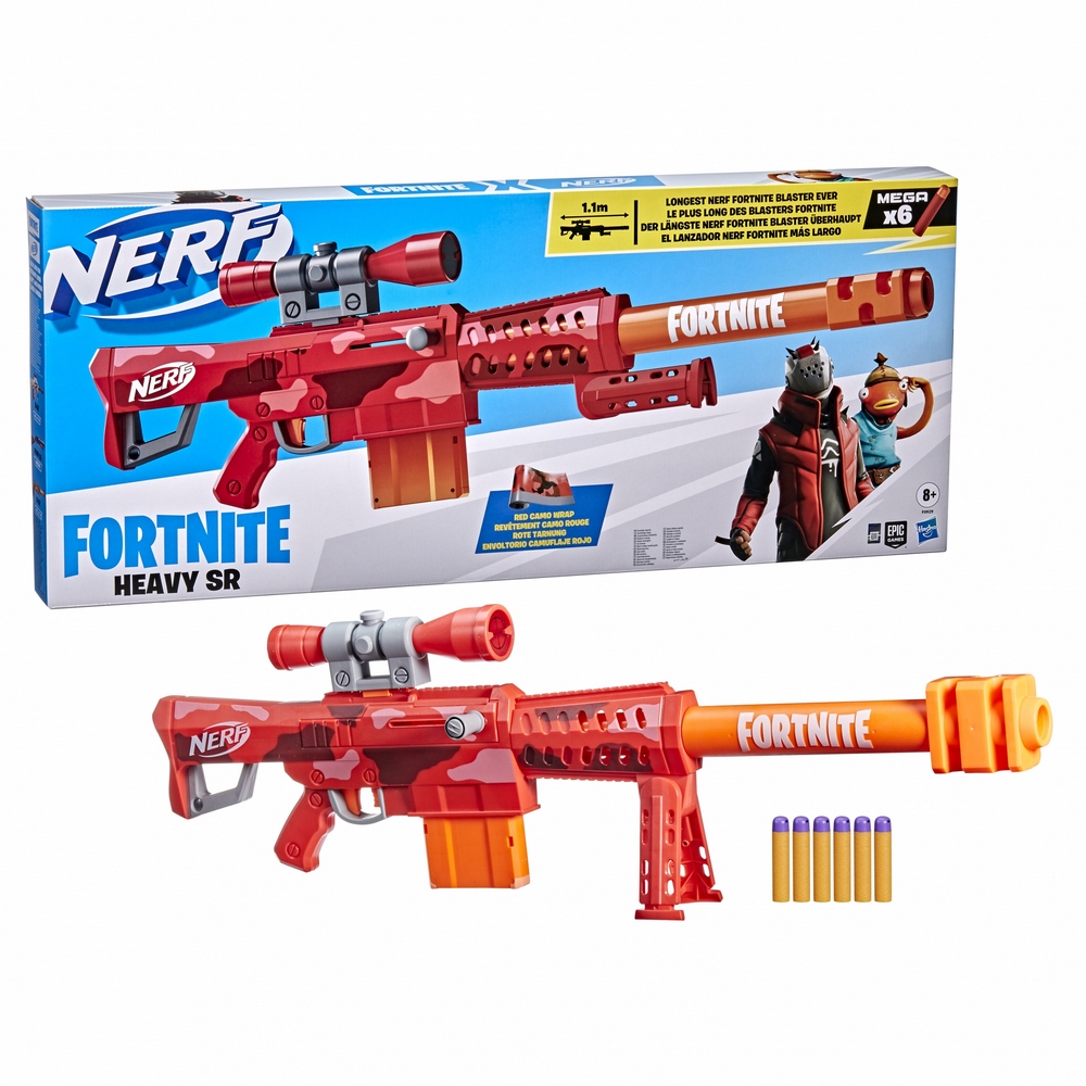 Odpaľovač Nerf MEGA Fortnite Heavy SR F0929
