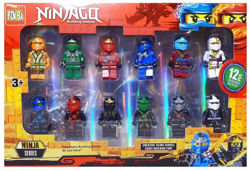 Ninjago sada 12 figurín blokuje figuríny príslušenstvo