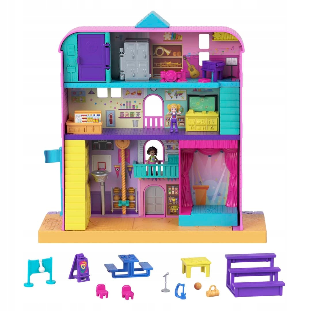 Polly Pocket Set School Pollyville Gvy51