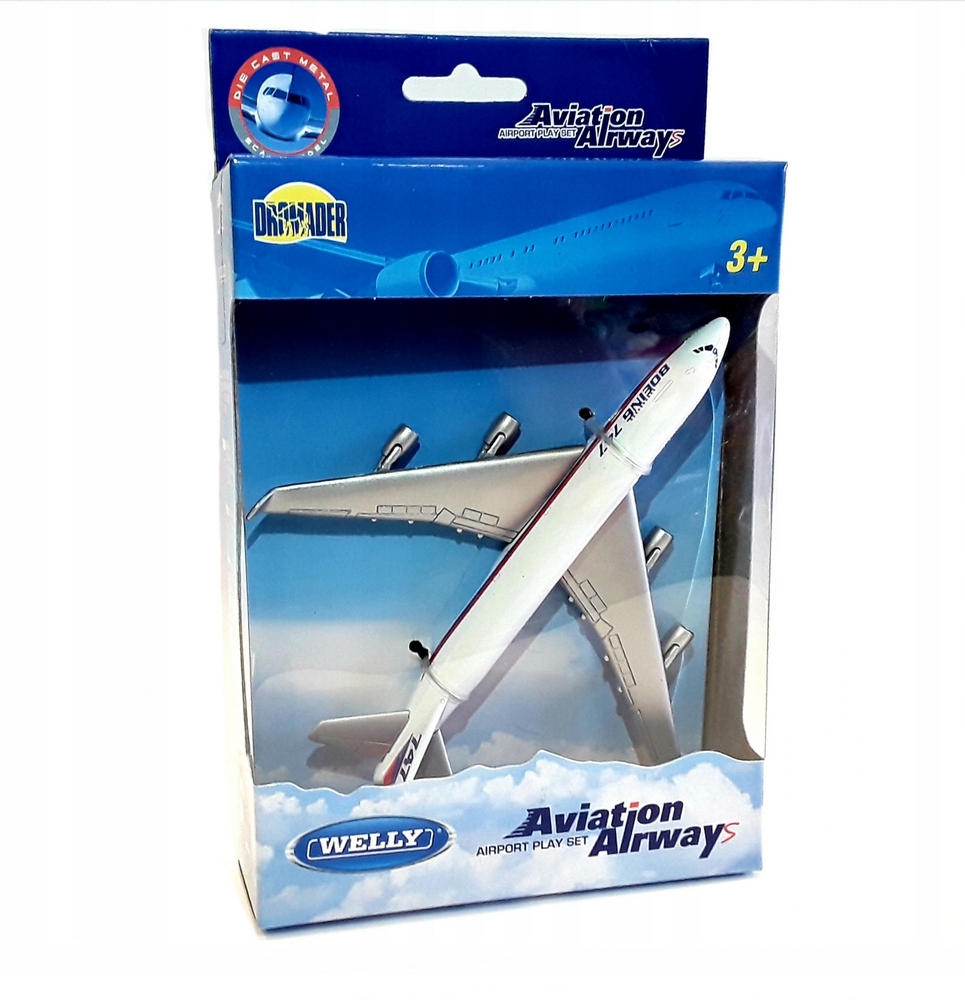 Boeing 747 kovový model welly