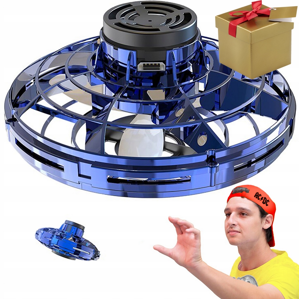 Flying Fidget Spinner FlyNova Pro LED svieti