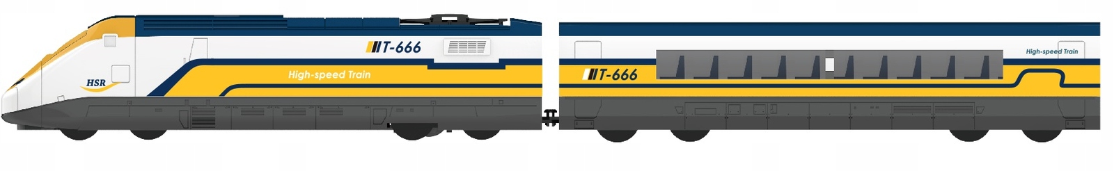 Rýchly front pendolino diaľkový ovládací