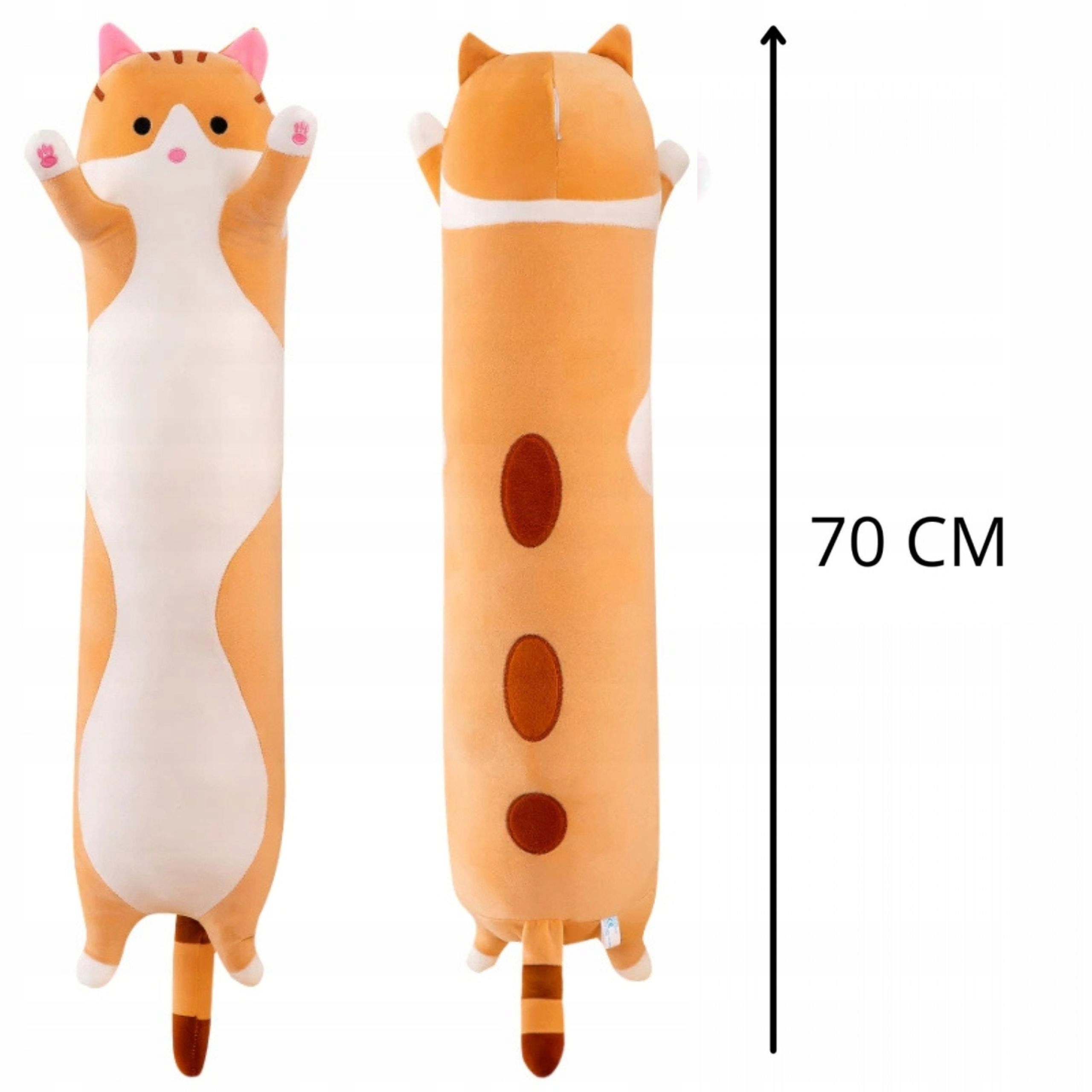 Dlhé mačiatko maskot vankúšk na vankúš 70 cm xl