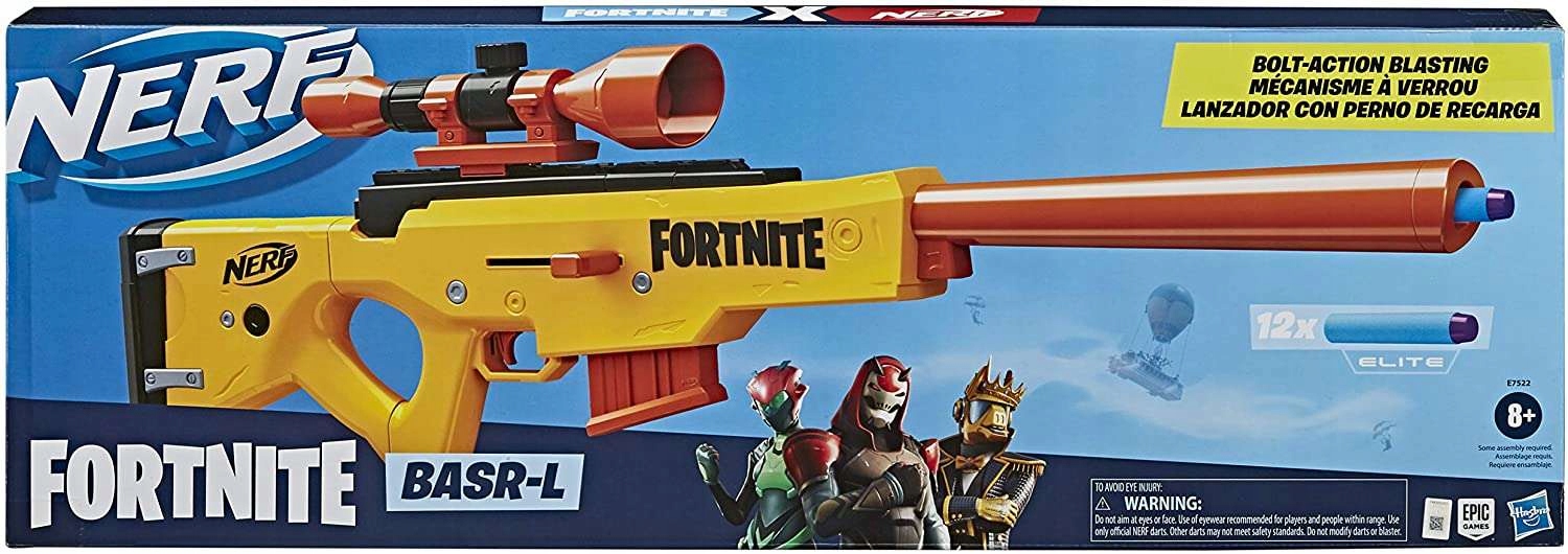 Nerf Fortnite Sniper Launcher Basr-L šípky