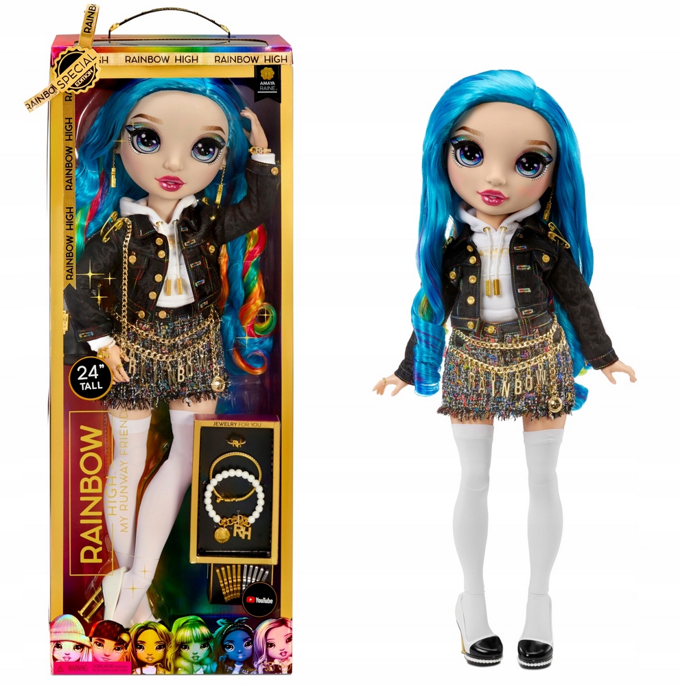 MGA Rainbow Vysoká BIGNÁ BÁBIKA AMAYA RAINE 60 cm