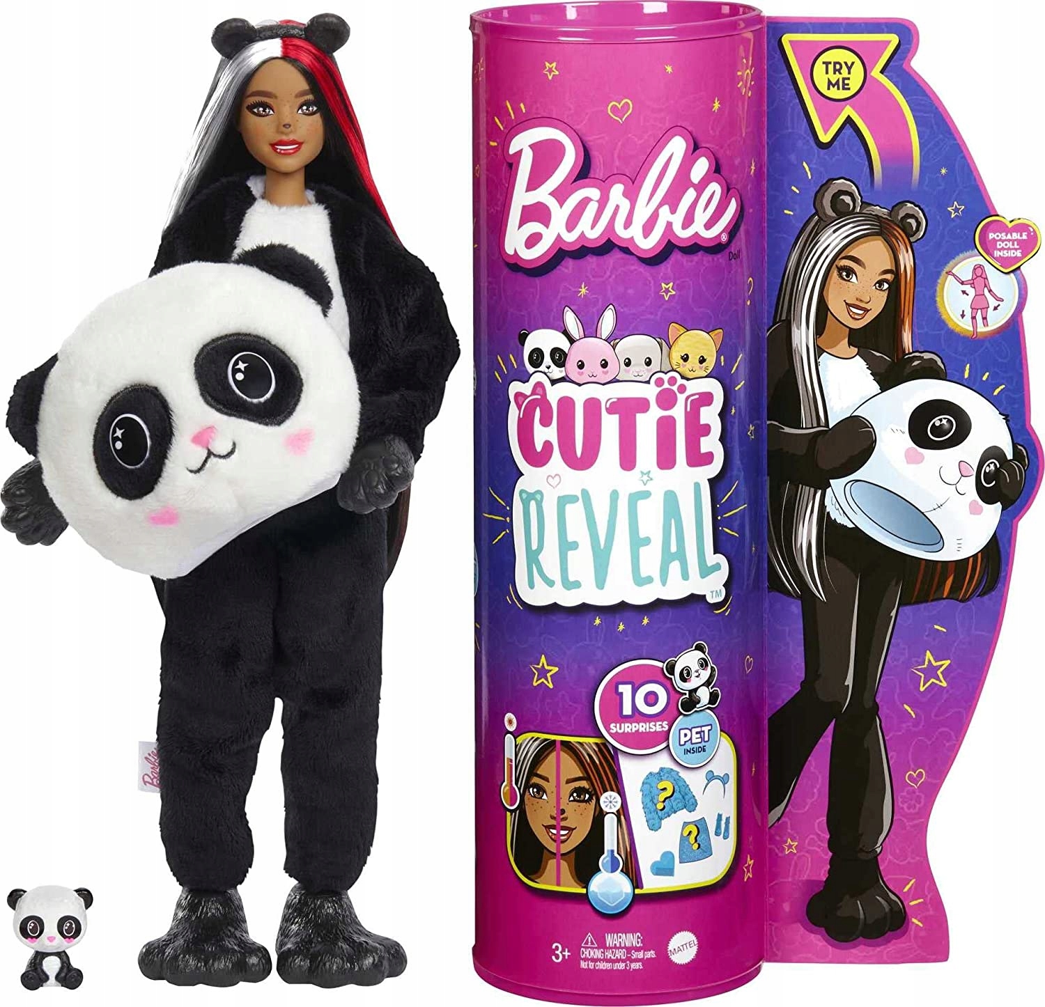 Barbie Cutie odhaľuje Lalku v prestrojení Panda