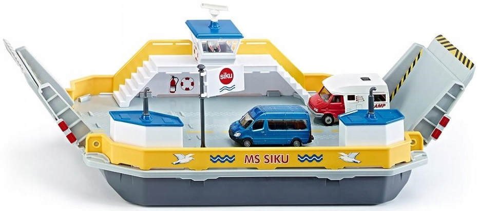 SIKU WORLD 1750 Prom + 2 autá | 1:50
