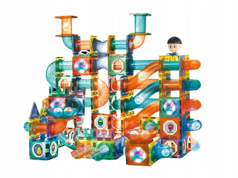 Magnetické bloky veľká magnetická dráha svieti 292