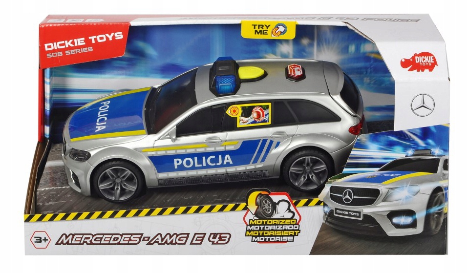 Policajné auto mercedes AMG Light Dicks