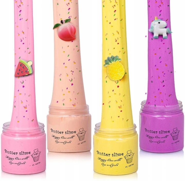 Fluffy Floam Slime Stres Stres Relife Hračky
