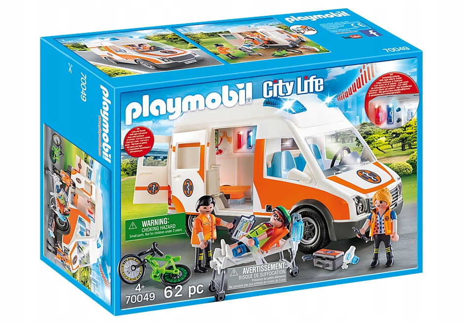 PlayMobil 70049 Ambulancia so svetlom a zvukom