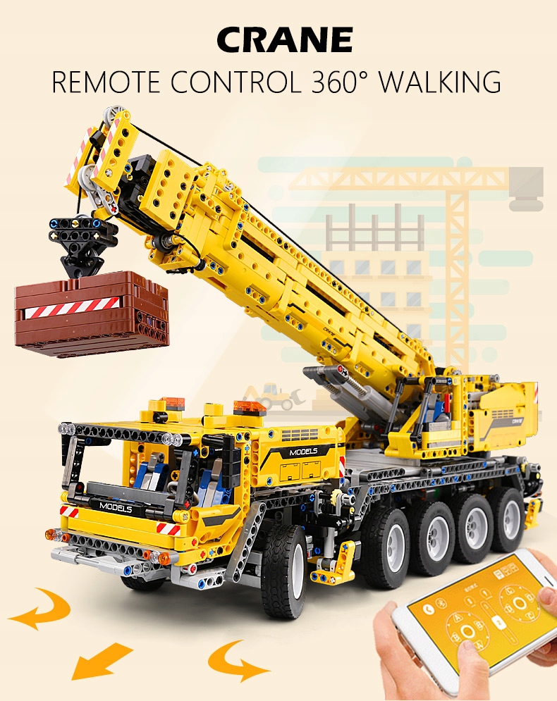 Technológia 13107 APP RC Mechanical Crane MK II