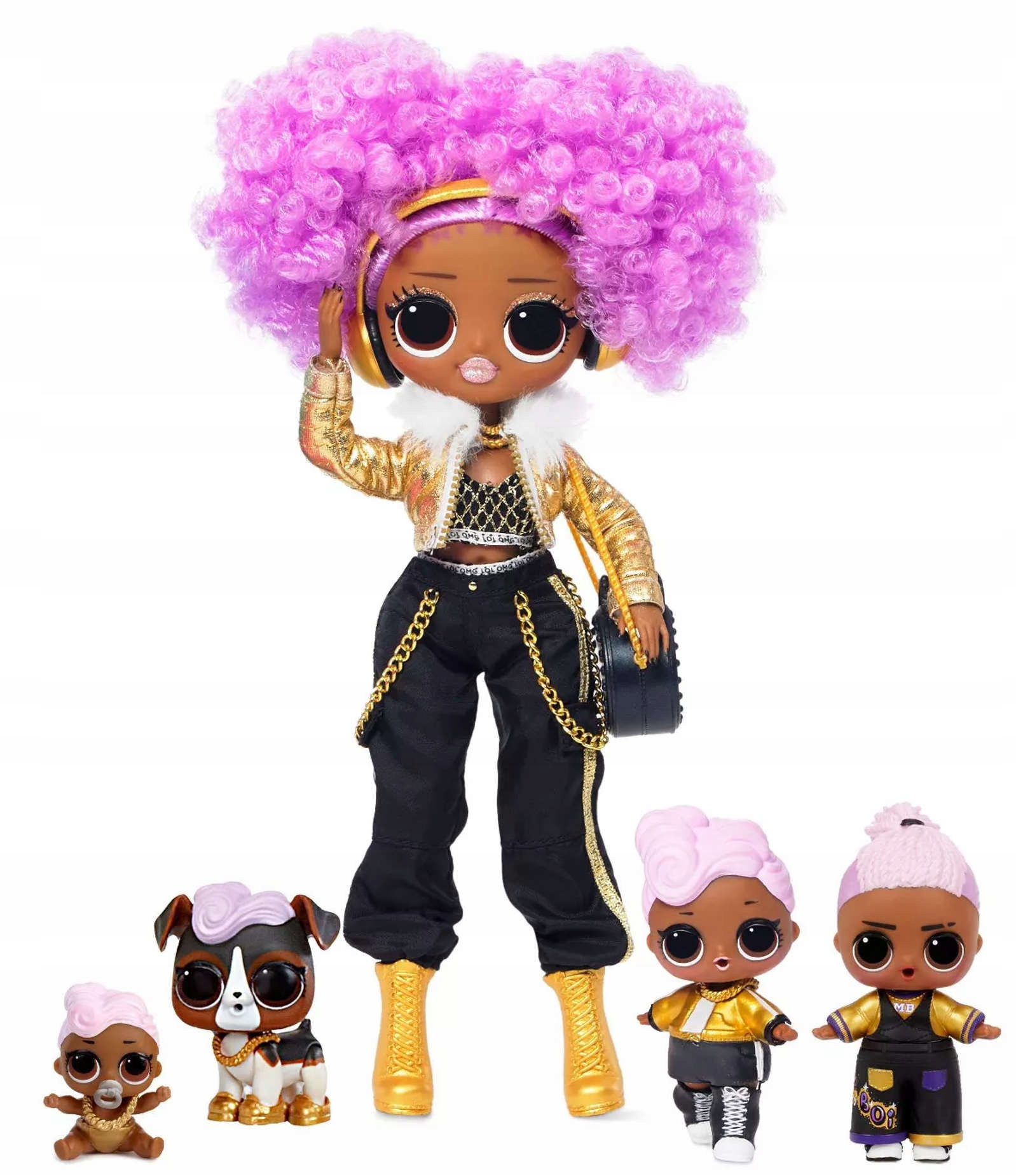 L.O.L. OMG Surprise DJ Family 4 Dolls LOL