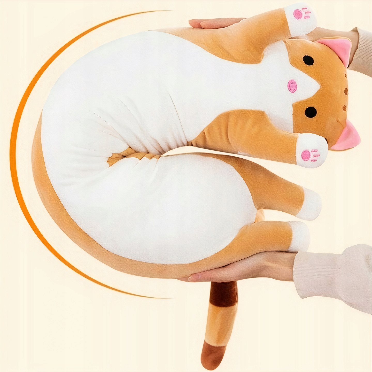 Dlhé mačiatko maskot vankúš plyšová mačka 90 cm xl