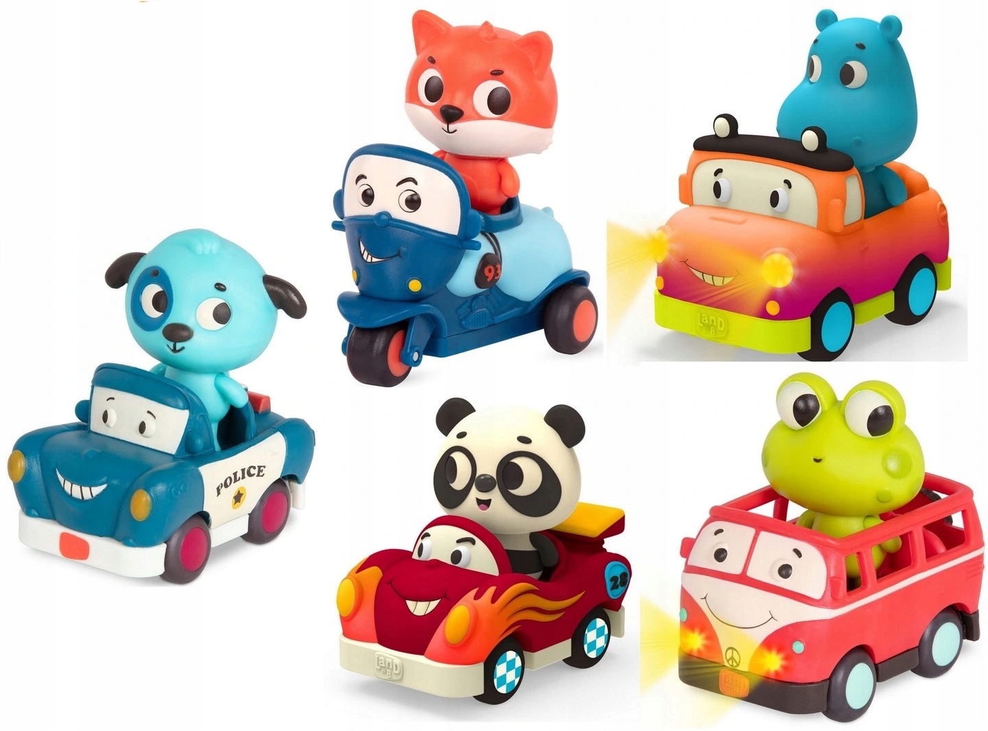 B.Tays mäkké senzorické auto veselé cestujúci