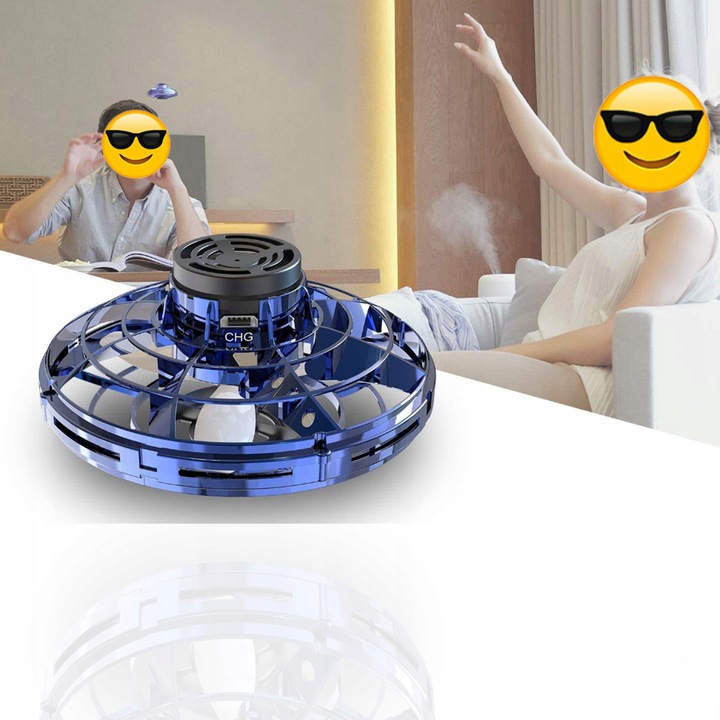Flying Fidget Spinner FlyNova Pro LED svieti